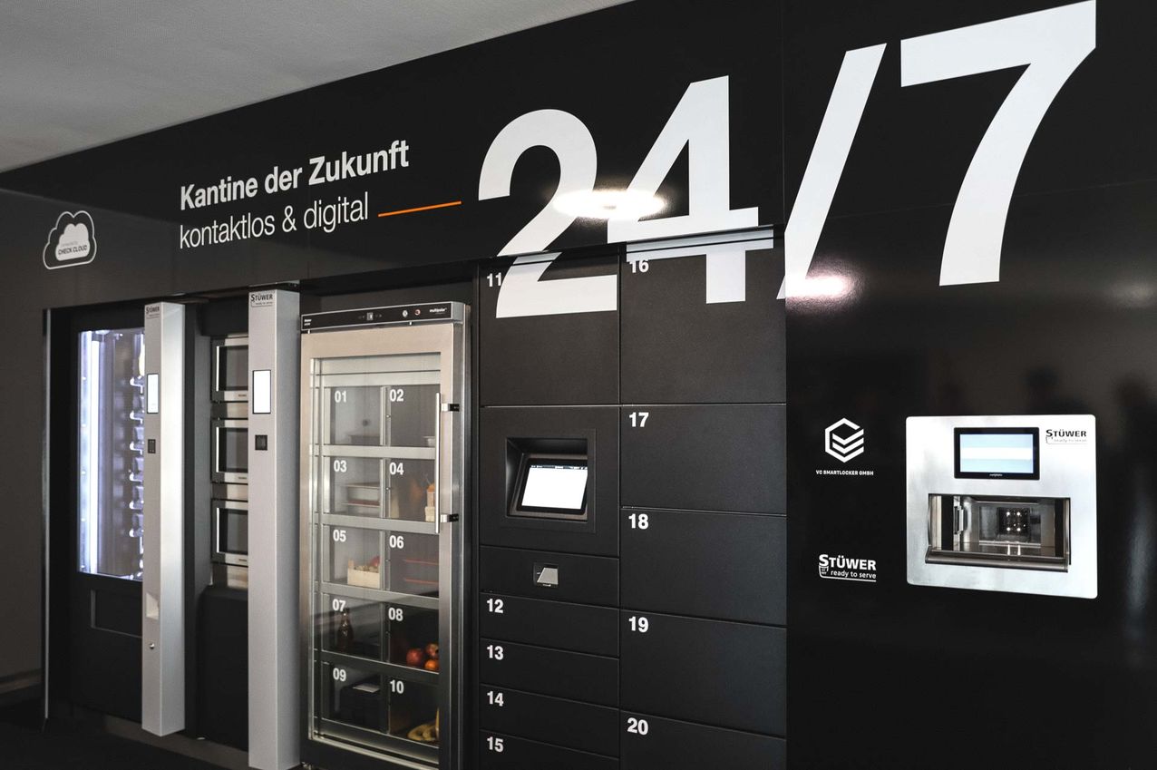 24/7 FOOD & MORE mit unserer Rieber CONNECT Self-Service-Station